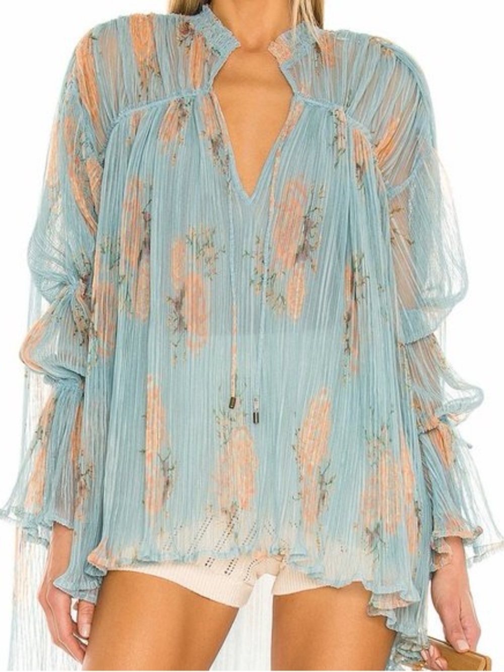 Free People Dahlia Tunic Top Size Large